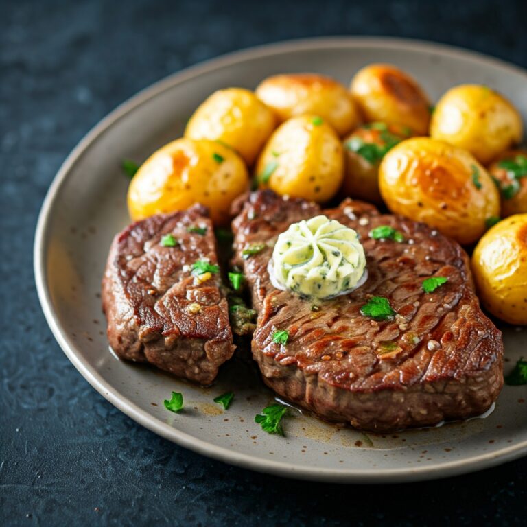 #1Ultimate Garlic Butter Steak Bites and Potatoes Recipe: A Flavorful Delight