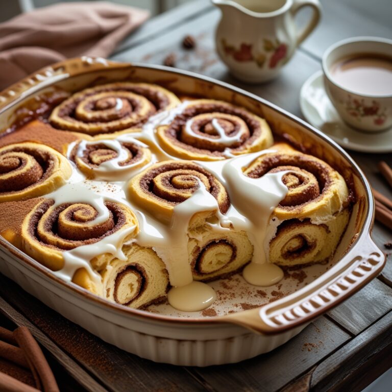 Easy Cinnamon Roll Casserole Recipe